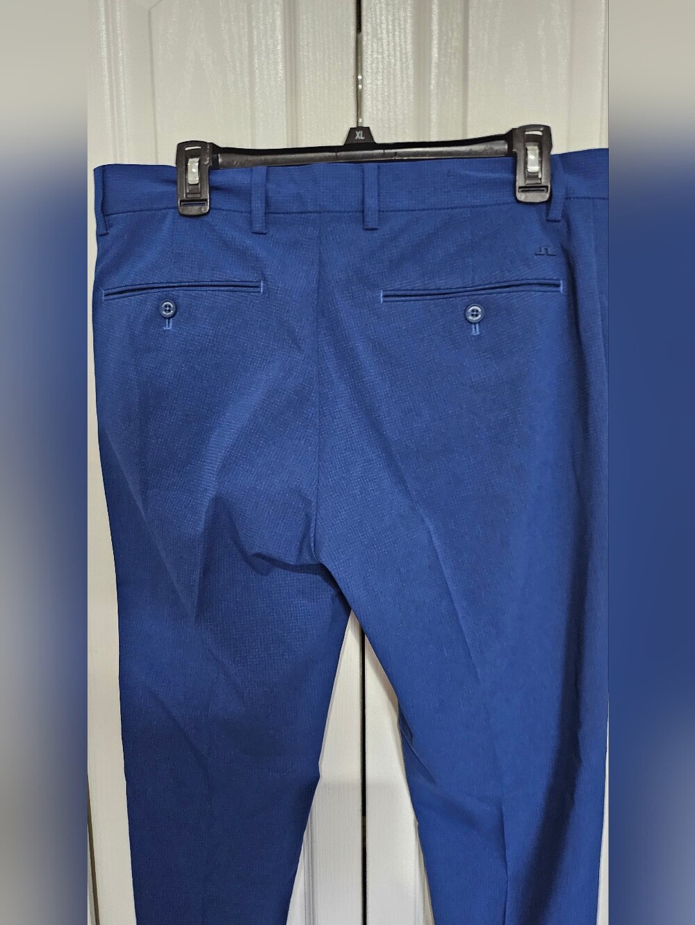 J.Lindeberg Vent Golf Pants Men's Size 32x34 Blue Performance Stretch Flat Front - Picture 9 of 12